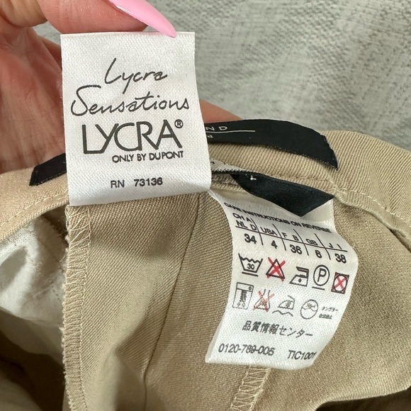 weekend by max mara khaki pants size 4 - Picture 10 of 10